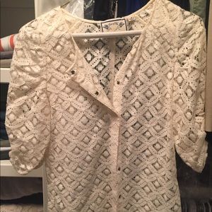 Two of Us lace blouse in excellent condition.